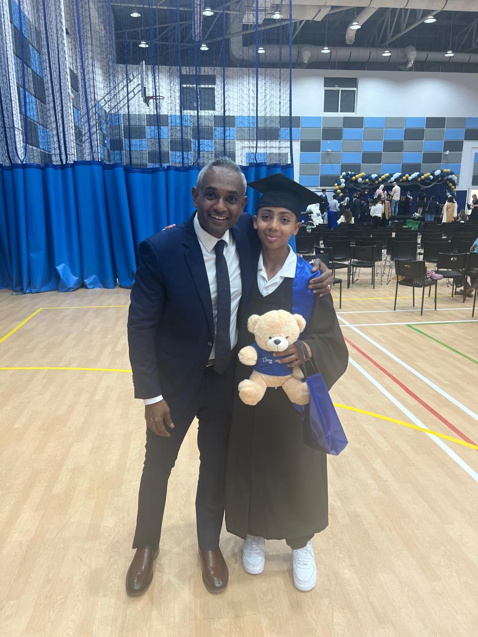 Sami at his graduation ceremony